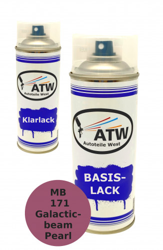 Autolack für Mercedes Benz 171 Galacticbeam Pearl+400ml Klarlack Set